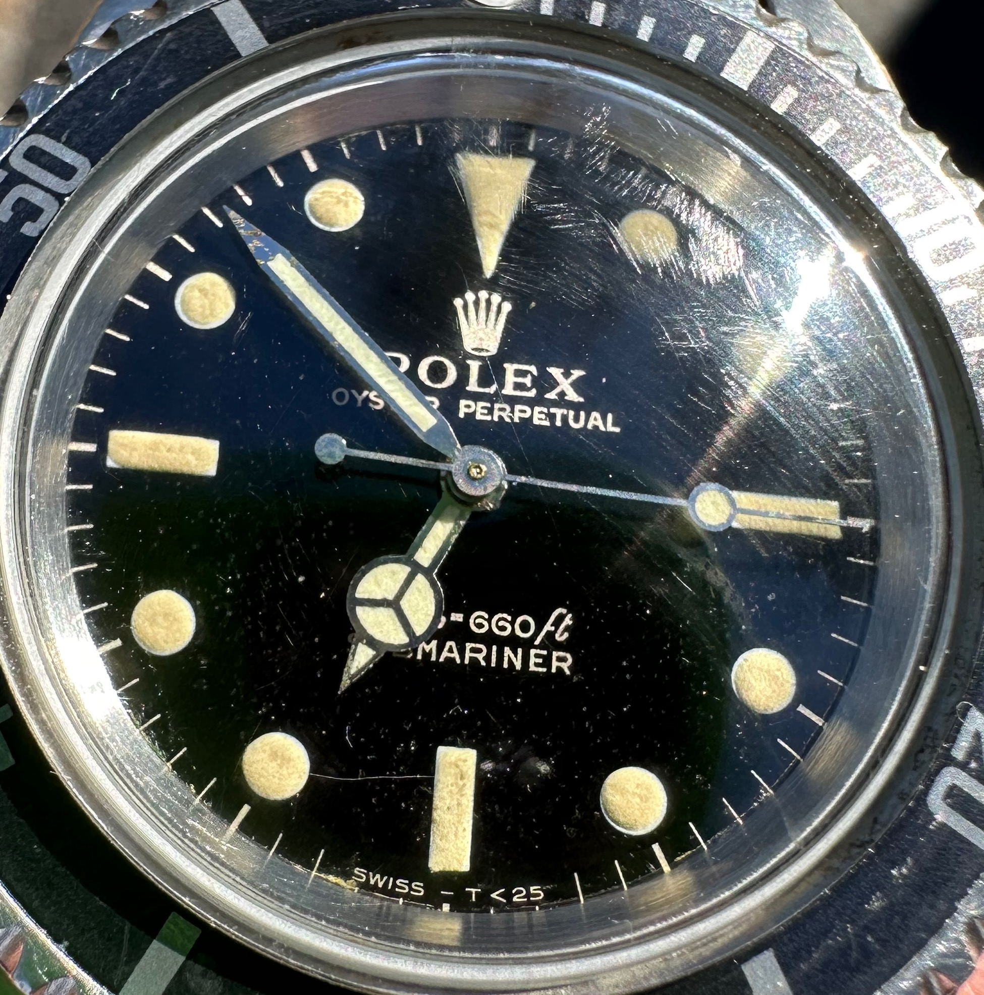 FSOT Rolex Submariner 5513 1966 Gilt MK2 WatchCharts Marketplace