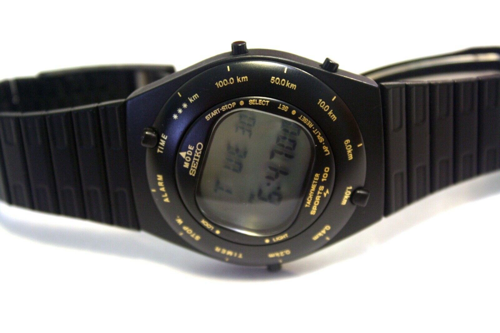 SEIKO Speedmaster Giugiaro Chronograph A828-4019 Quartz Vintage