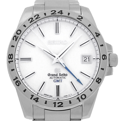 DS KATOU] SEIKO Seiko GS Grand Seiko Mechanical GMT SBGM025 9S66 Automatic  back scale Men's white dial [Used] | WatchCharts