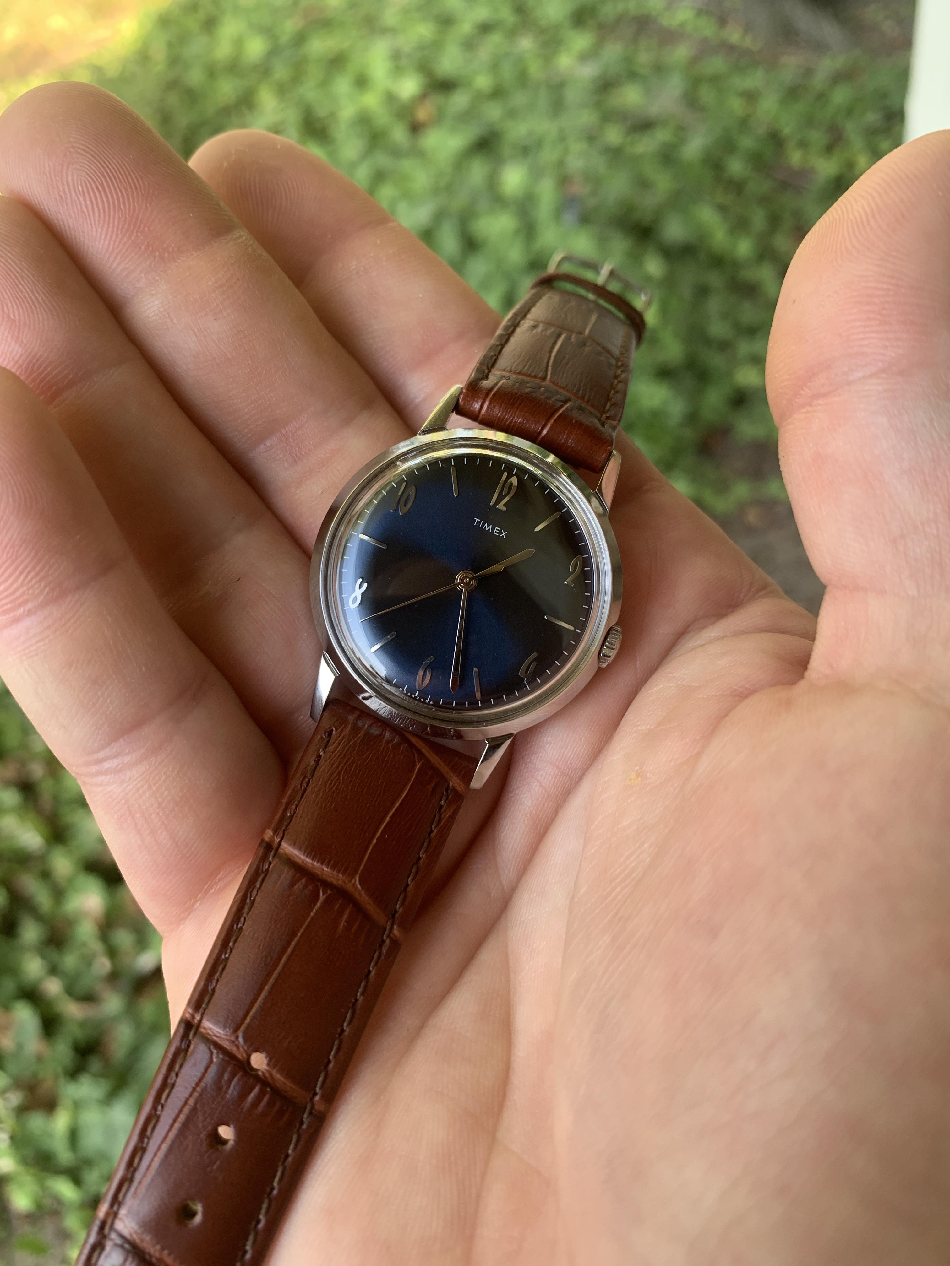 timex marlin navy