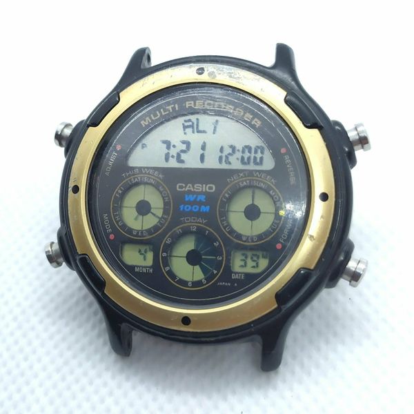 Vintage Casio 930 BGR-10 Japan Multi Recorder CASIO Very Rare WR 100m ...