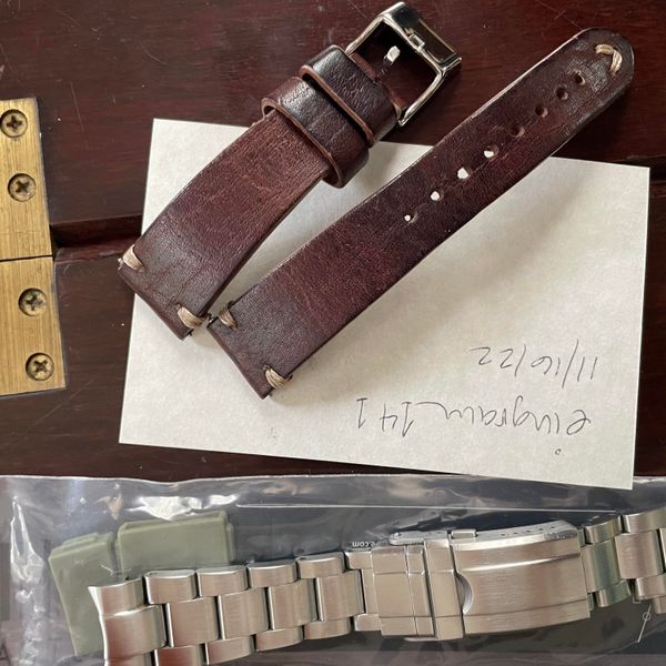 [WTS] 20mm Strapcode BB58 Oyster and 20mm Watchgecko Italian handmade