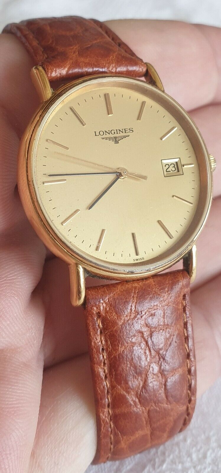 Longines Presence Quartz Watch ref L4.636.2 cal L263.2 ETA