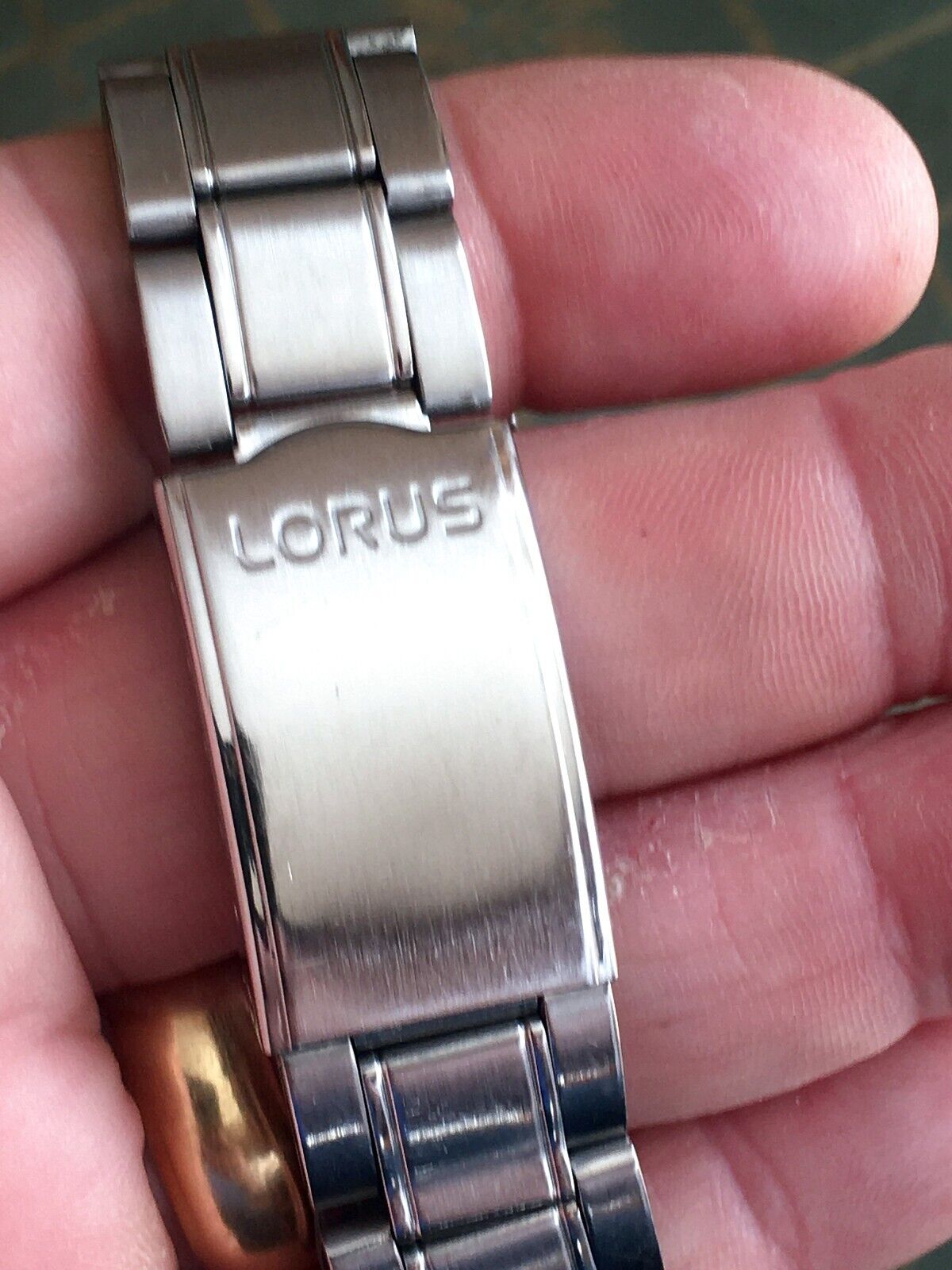 1993 Gents Lorus Seiko Y182- Chrono Alarm Wristwatch. Blue. 50m