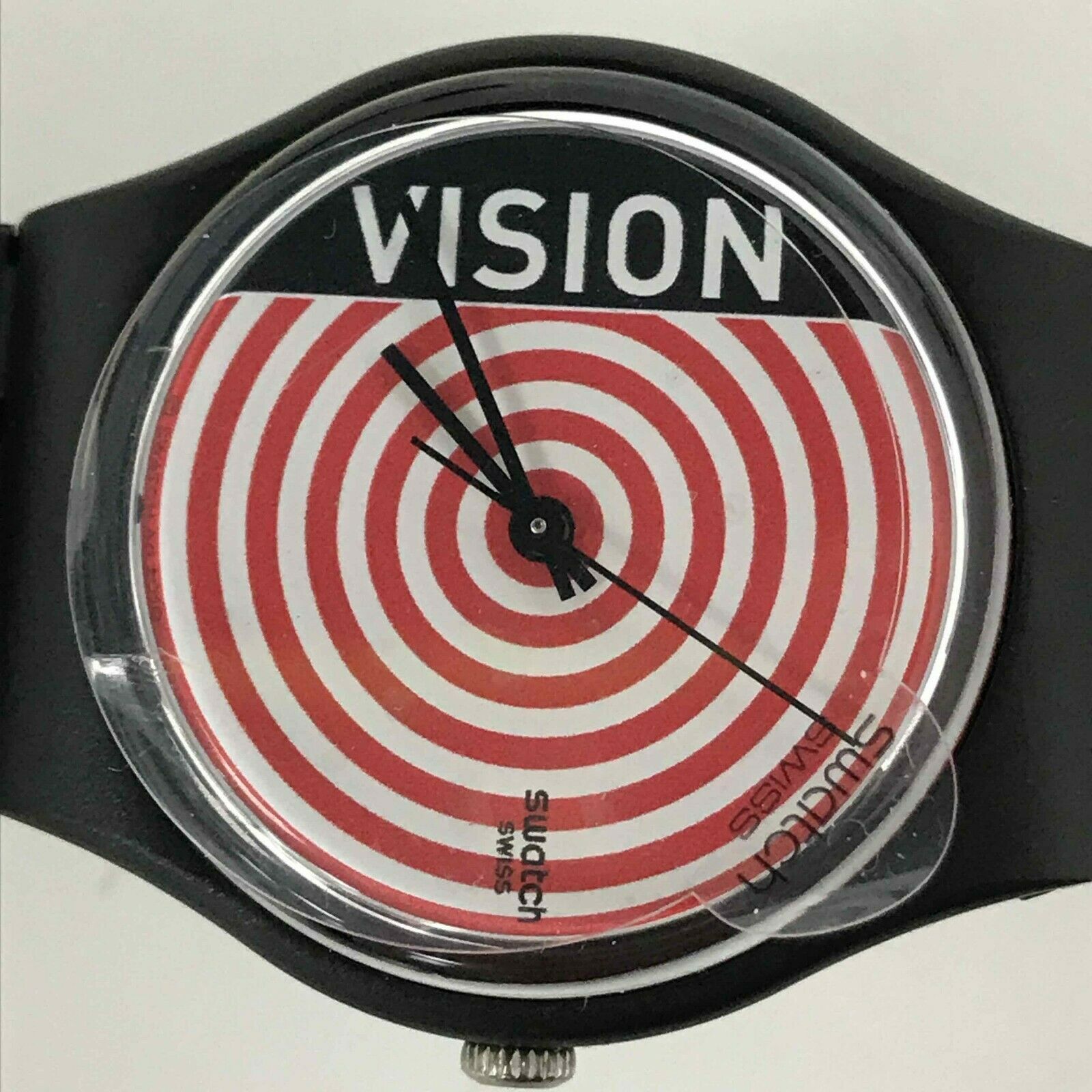 SWATCH SWISS Jeremy Scott Black Red X-Ray Double Vision