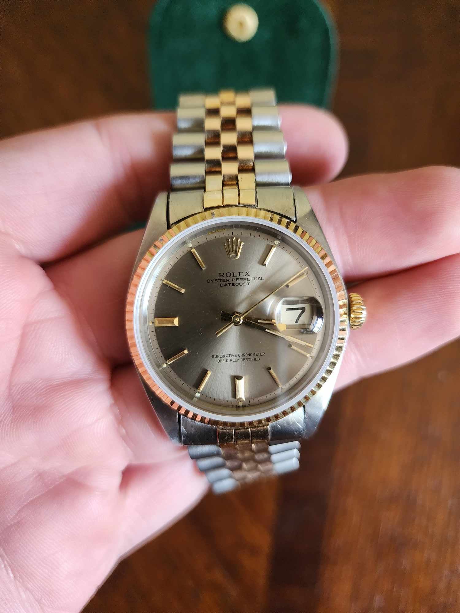 WTS Rolex datejust ref 1601 grey dial PRICE DROP 3999