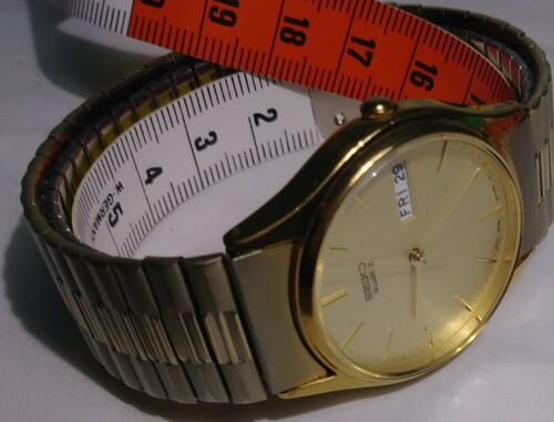 Men's Vintage Seiko Quartz Watch Gold-Tone Stainless Steel S114V USA |  WatchCharts