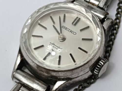 Rare Vintage Seiko Special White Gold Filled 1140-0060 23 Jewels