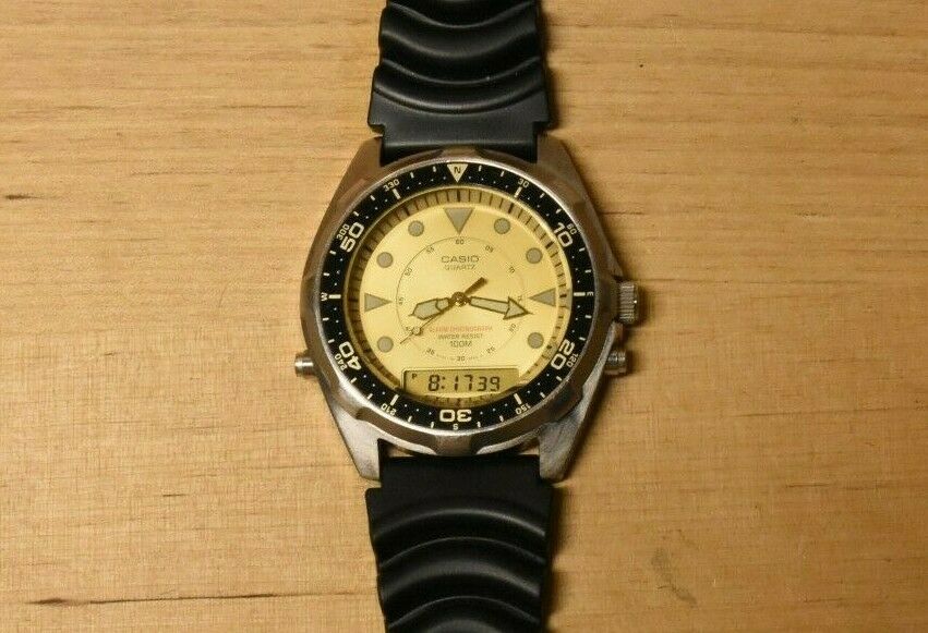 Vintage CASIO Diver AMW 320C 358 THE ARNIE WatchCharts Marketplace