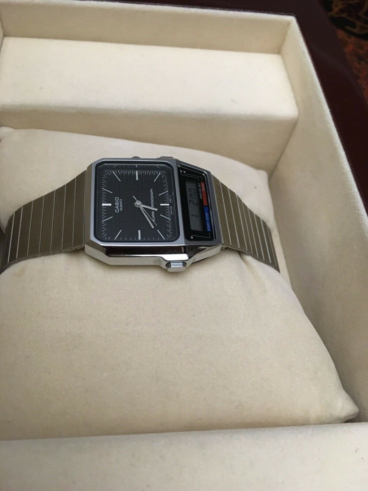 NOS Casio AQ-450 Mod 315 Stainless Steel Back And Bracelet NOS Casio AQ-450 Mod 315 Stainless Steel Back And Bracelet