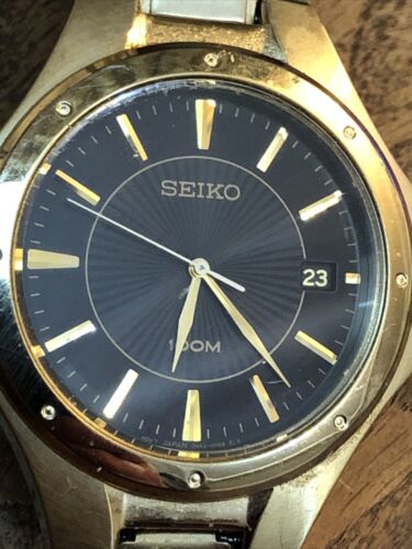 Seiko Mens Gents Quartz Wristwatch Watch 7N42 0FD0 R2