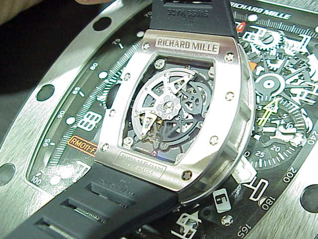 FS Richard Mille RM 011 Felipe Masa Titanium Chrono Box Papers