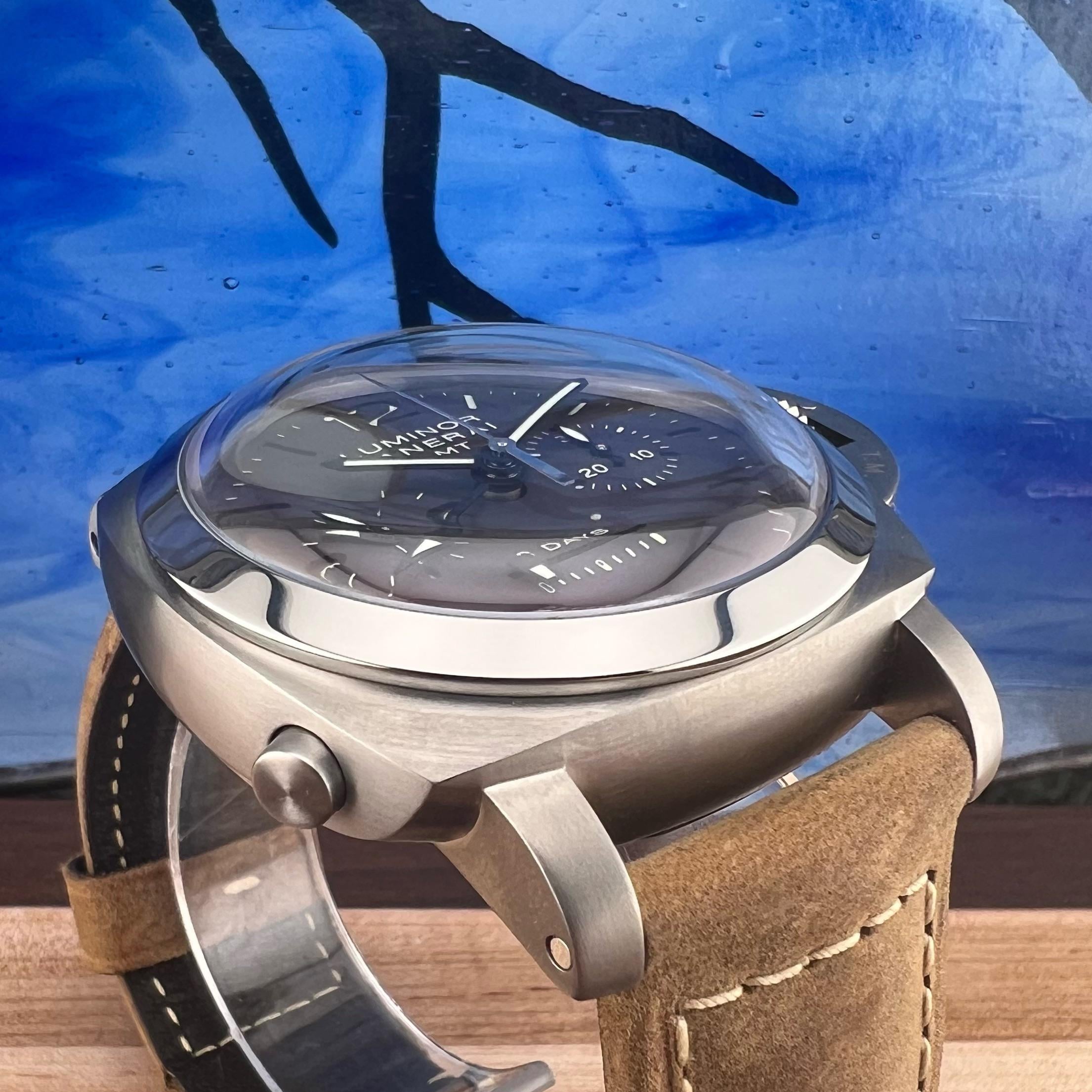 Panerai luminor discount 8 days titanium