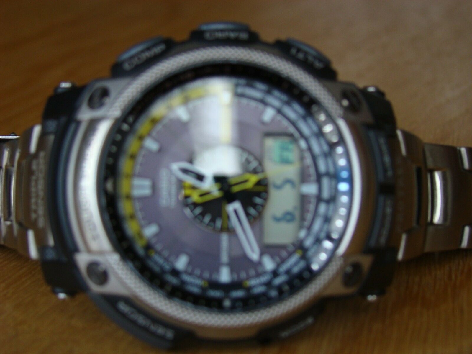 Super Rare! Casio Men's Titanium PRG 500T-7DR Pathfinder