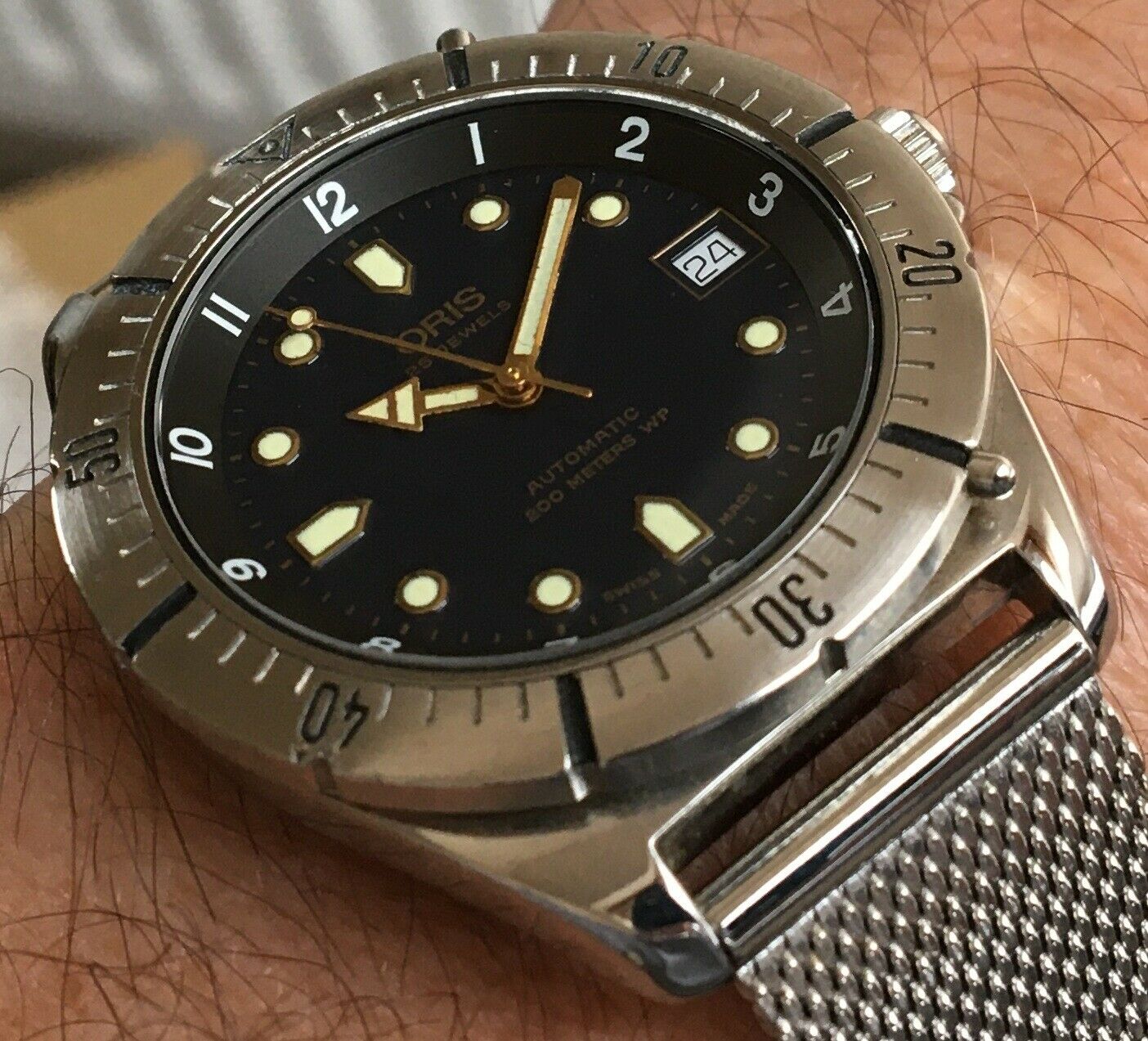 Oris B 7401 Swiss automatic diver's watch | WatchCharts Marketplace