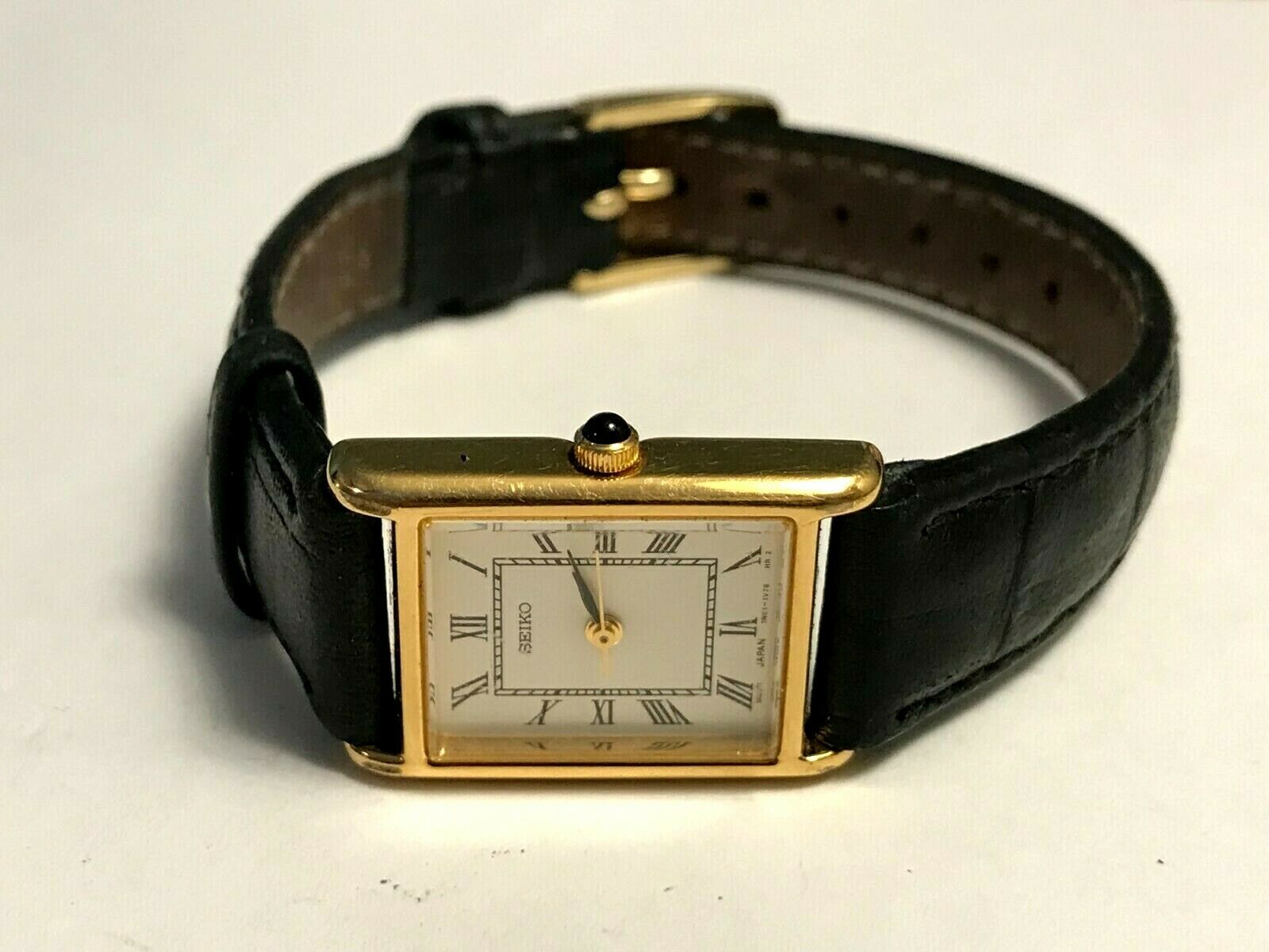 Seiko tank hotsell watch ladies