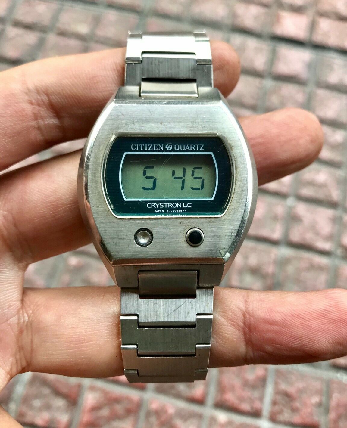 Vintage Retro 70's Citizens Crystron LC 9040 Digital Quartz