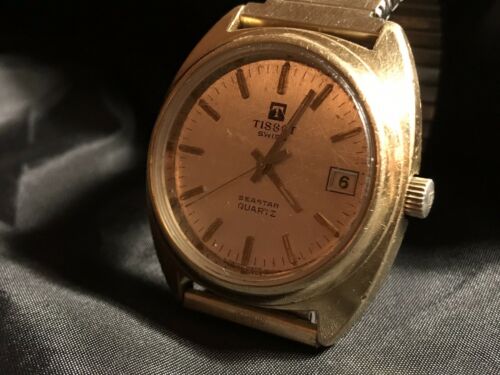 Tissot seastar gold clearance plated