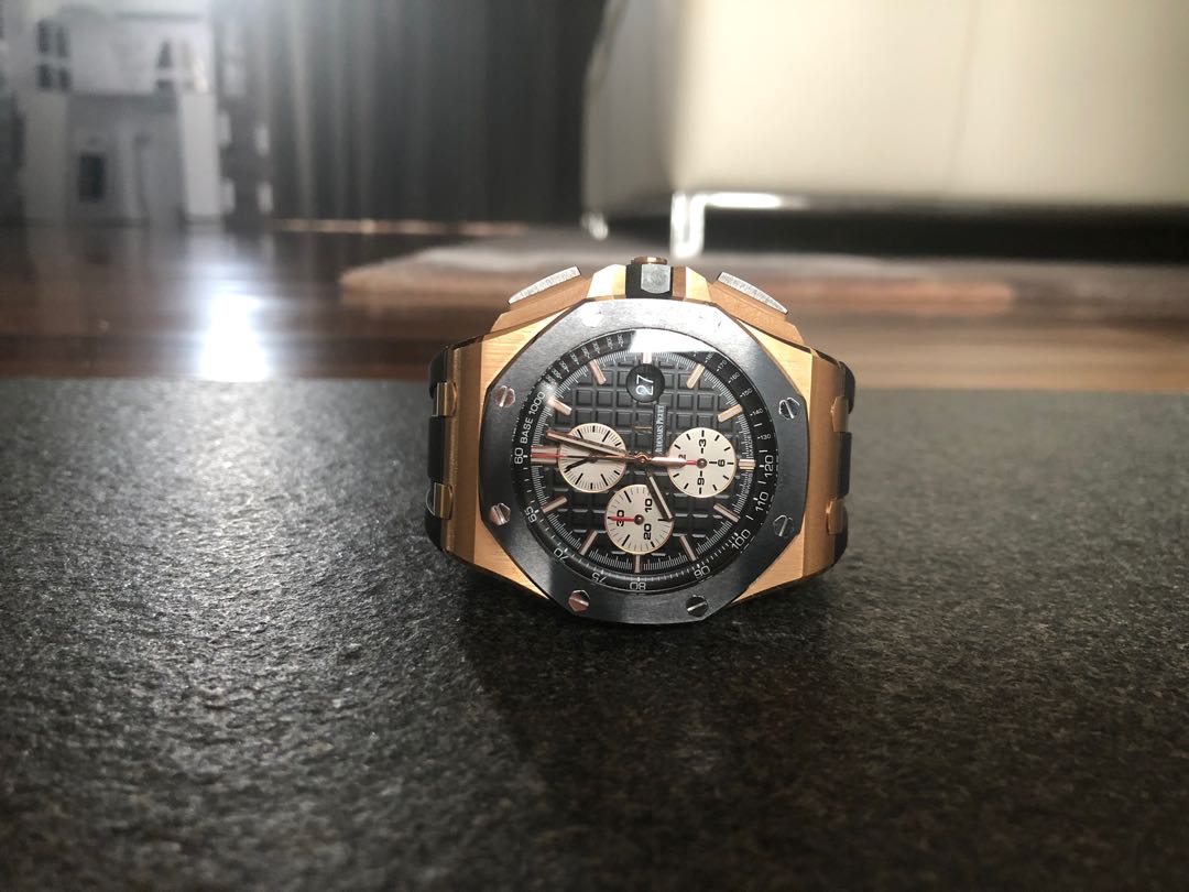 Audemars piguet 44mm rose gold hot sale