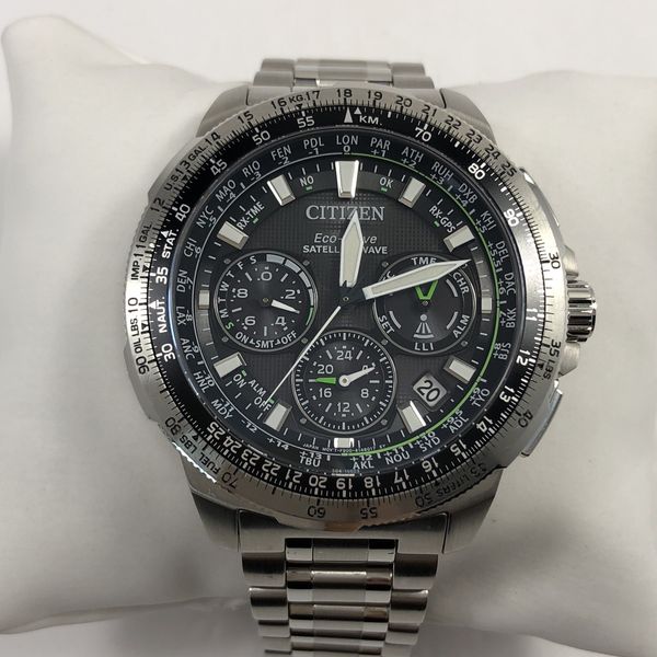 Citizen Promaster Navihawk AT Eco-Drive Silver Stainless Steel Watch JY8030- 83E