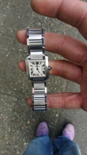 Cartier Tank Francaise 370483CD 2465 Wrist Watch for Men