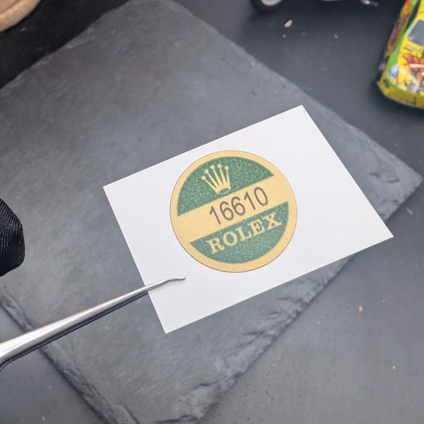 Rolex 16610 Caseback Sticker | WatchCharts Marketplace