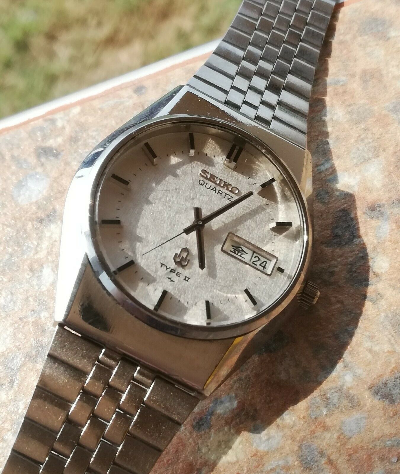 本物の SEIKO TYPE-Ⅱ クォーツ 1980年 アラビア文字 - 時計