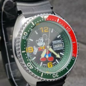 Vintage Seiko Mickey Mouse Turtle Diver's Automatic Movement  Japan  Made | WatchCharts