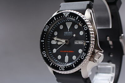 Exc+5] SEIKO 7S26-0020 SKX007 Black Boy Diver 200m AT Mens