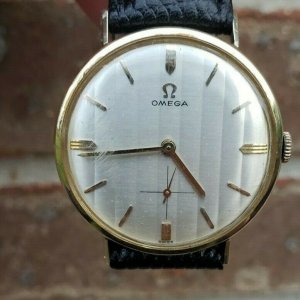 dier Op de een of andere manier Plak opnieuw Vintage Omega caliber 510 model H-6291 wave dial 14 gf watch with Omega box  | WatchCharts