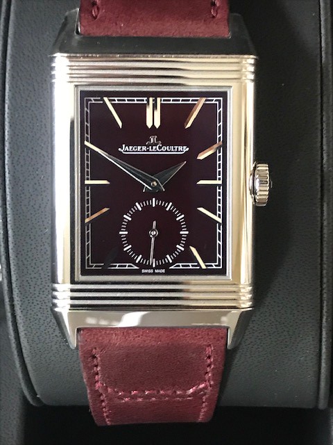 Jlc on sale reverso burgundy