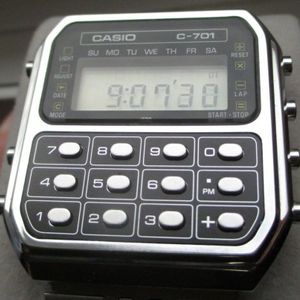 Vintage 80s Casio Calculator Watch C 701 Nmt Watchcharts