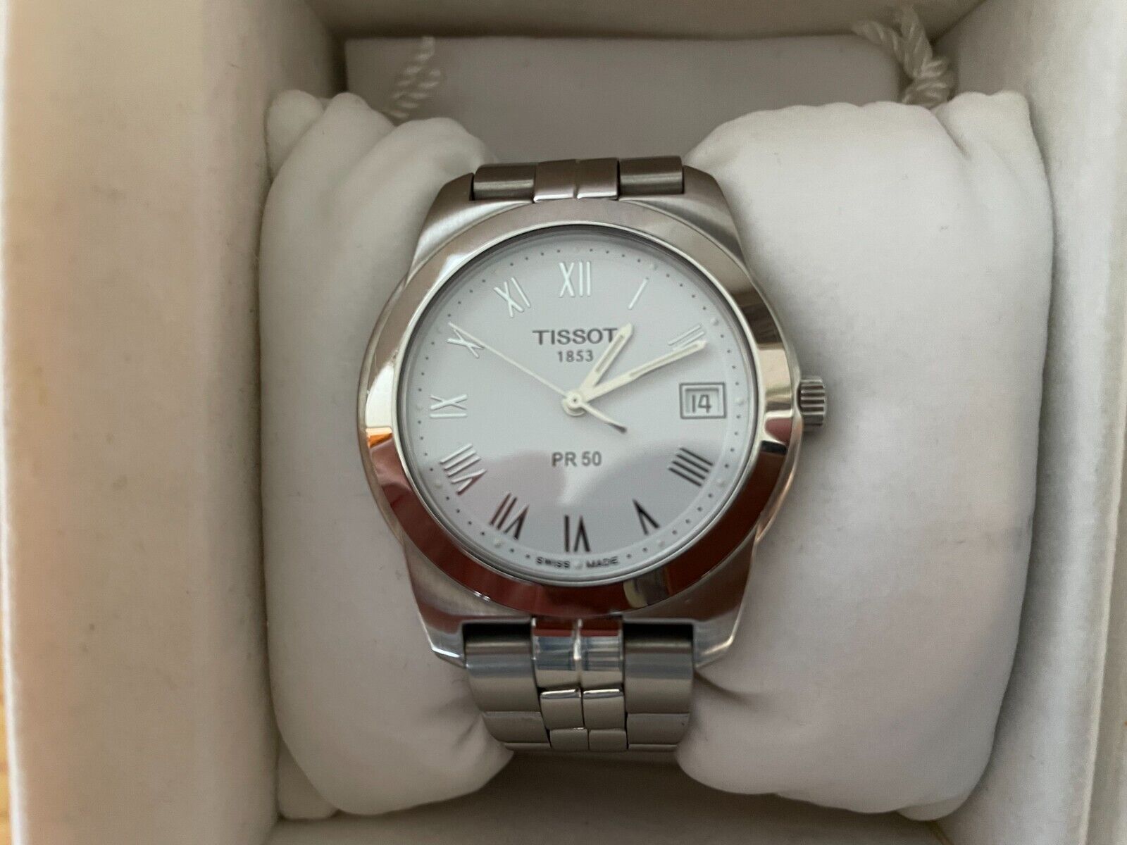 Tissot 1853 PR50 Quartz Date Men s Wristwatch Swiss J376 476K