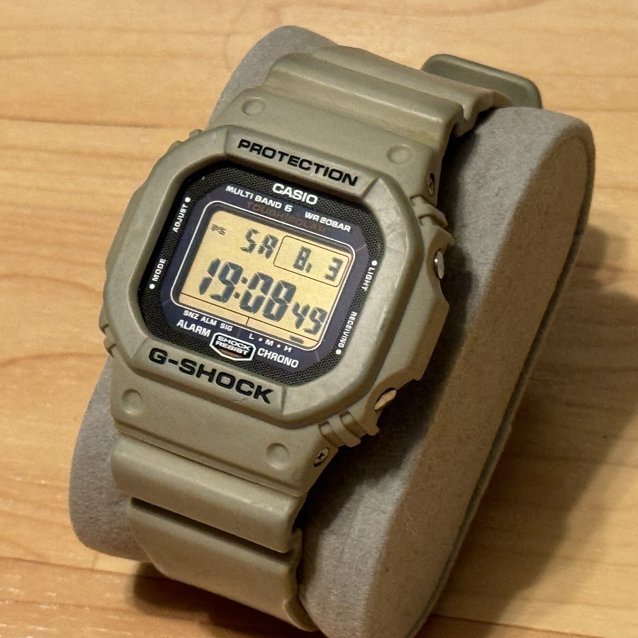 WTS] Casio G-Shock GW-M5610SD-8 Desert Sand Tan Beige Tough Solar Atomic  Multiband 6 Square Digital Watch GWM5610 | WatchCharts Marketplace CA