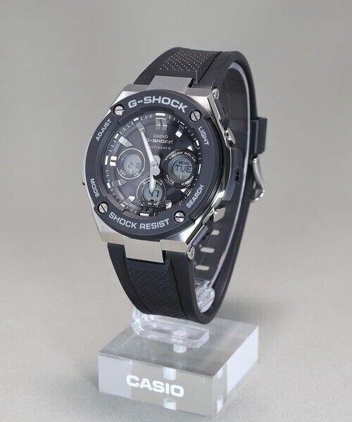 Casio G-SHOCK GST-W300-1AJF G Steel Solar Atomic Radio Men's Watch