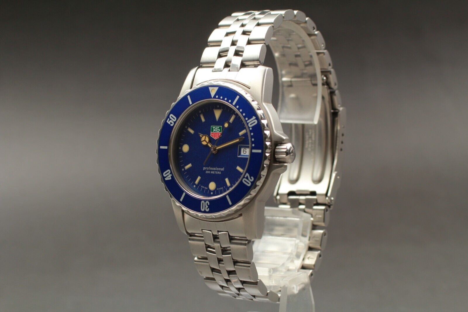 NEAR MINT+++] TAG Heuer 1500 WD1214-G-20 Blue Dial 200M Men's