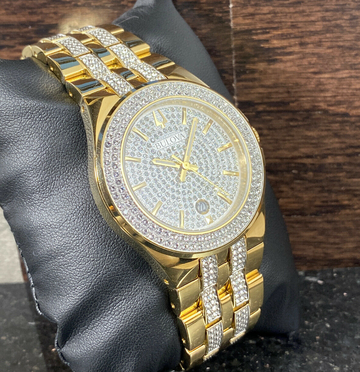 Bulova watch iced out on sale