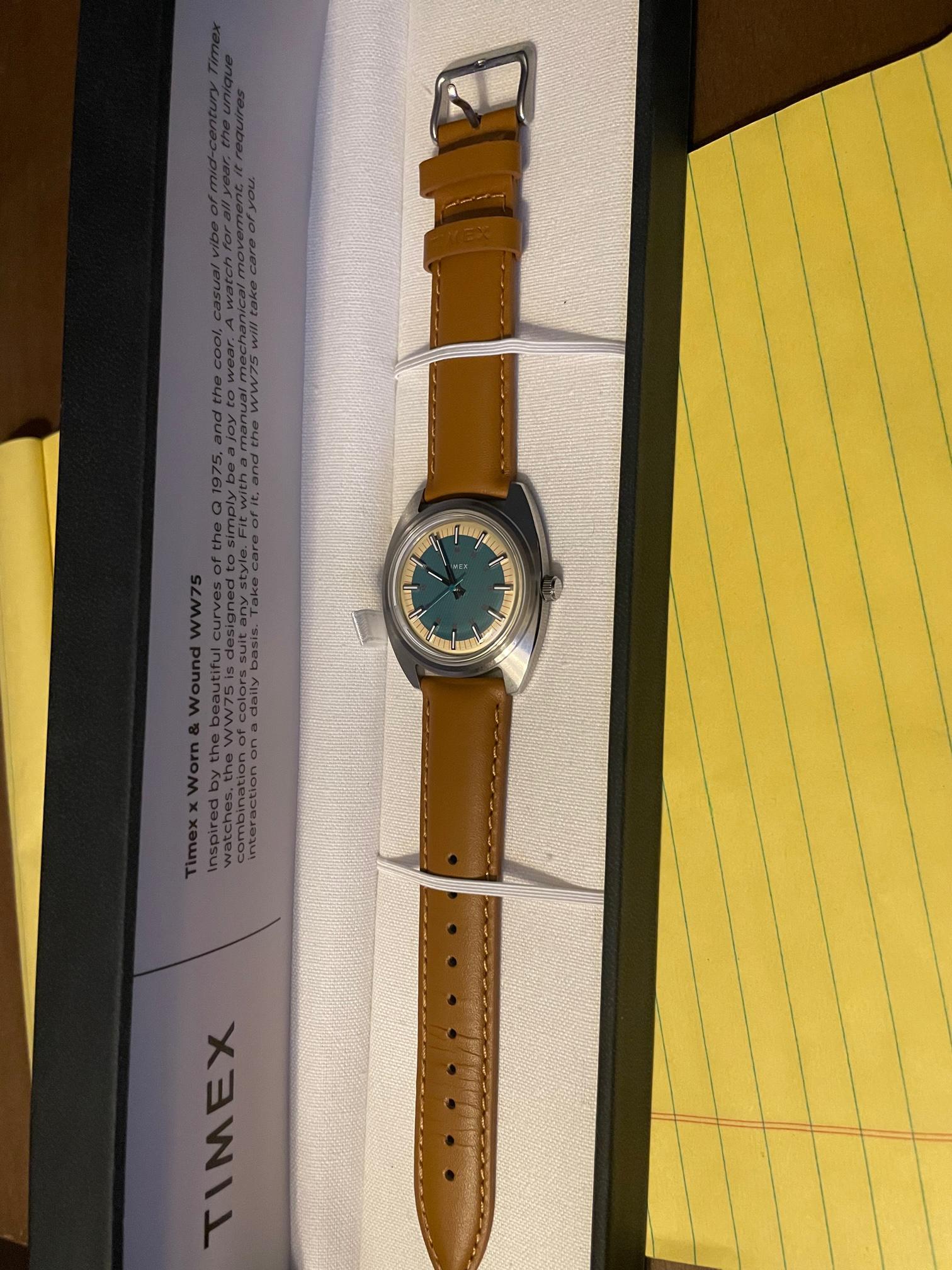 WTS] Timex WW75 Teal | WatchCharts