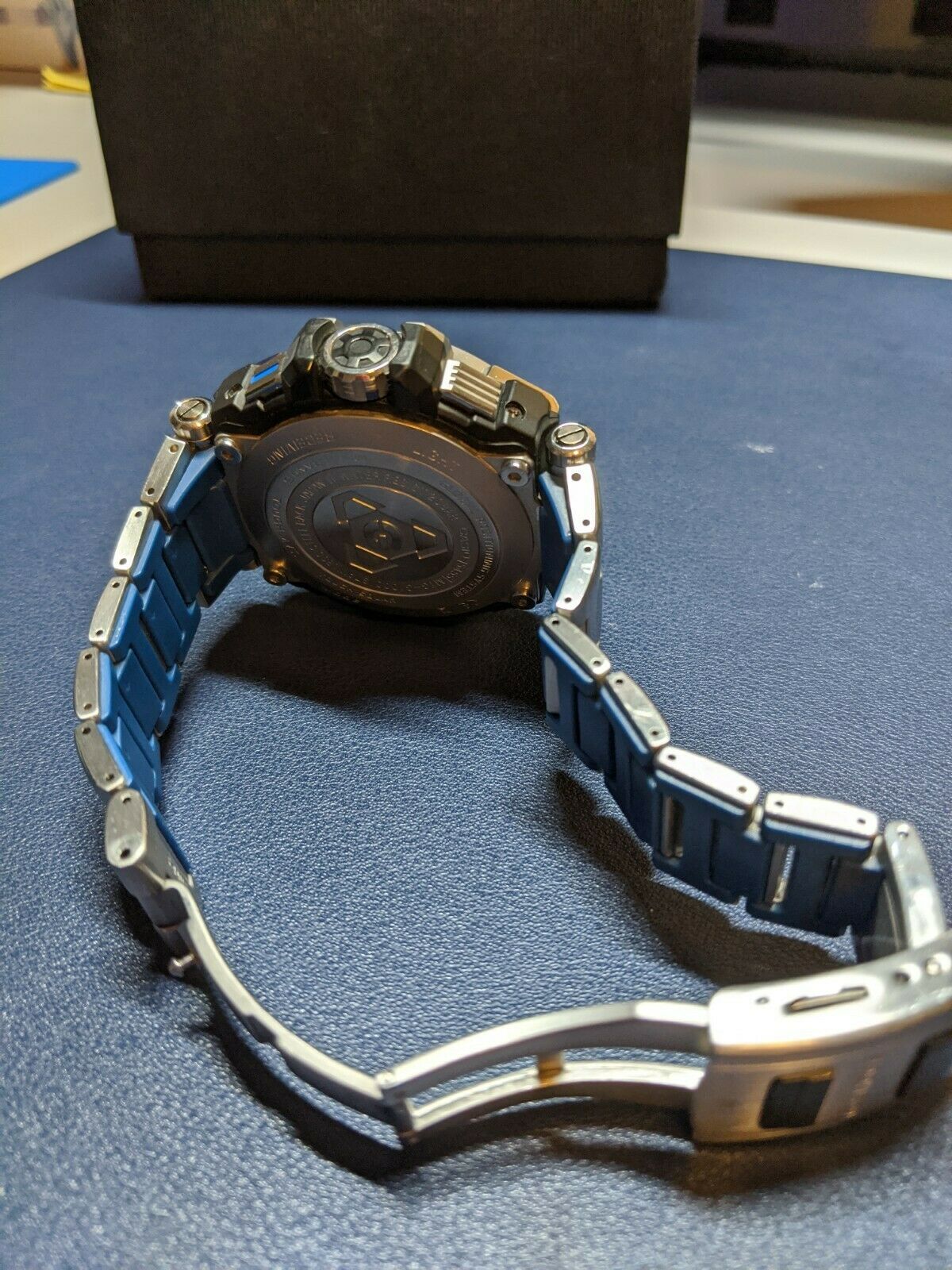 CASIO G-SHOCK MT-G MTG-G1000 5455 GPS and Atomic 6-Band w/ Blue