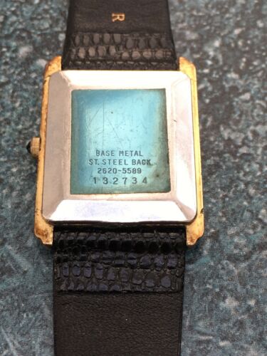 t.t.t. 　SEIKO セイコー　タンク　2620-0150R Vintage Seiko Quartz Gold Tone Tank Watch Japan 2620 - 0150 R