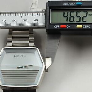 N MINT] Nixon Mayor White Grey Key To The City Quartz Men's
