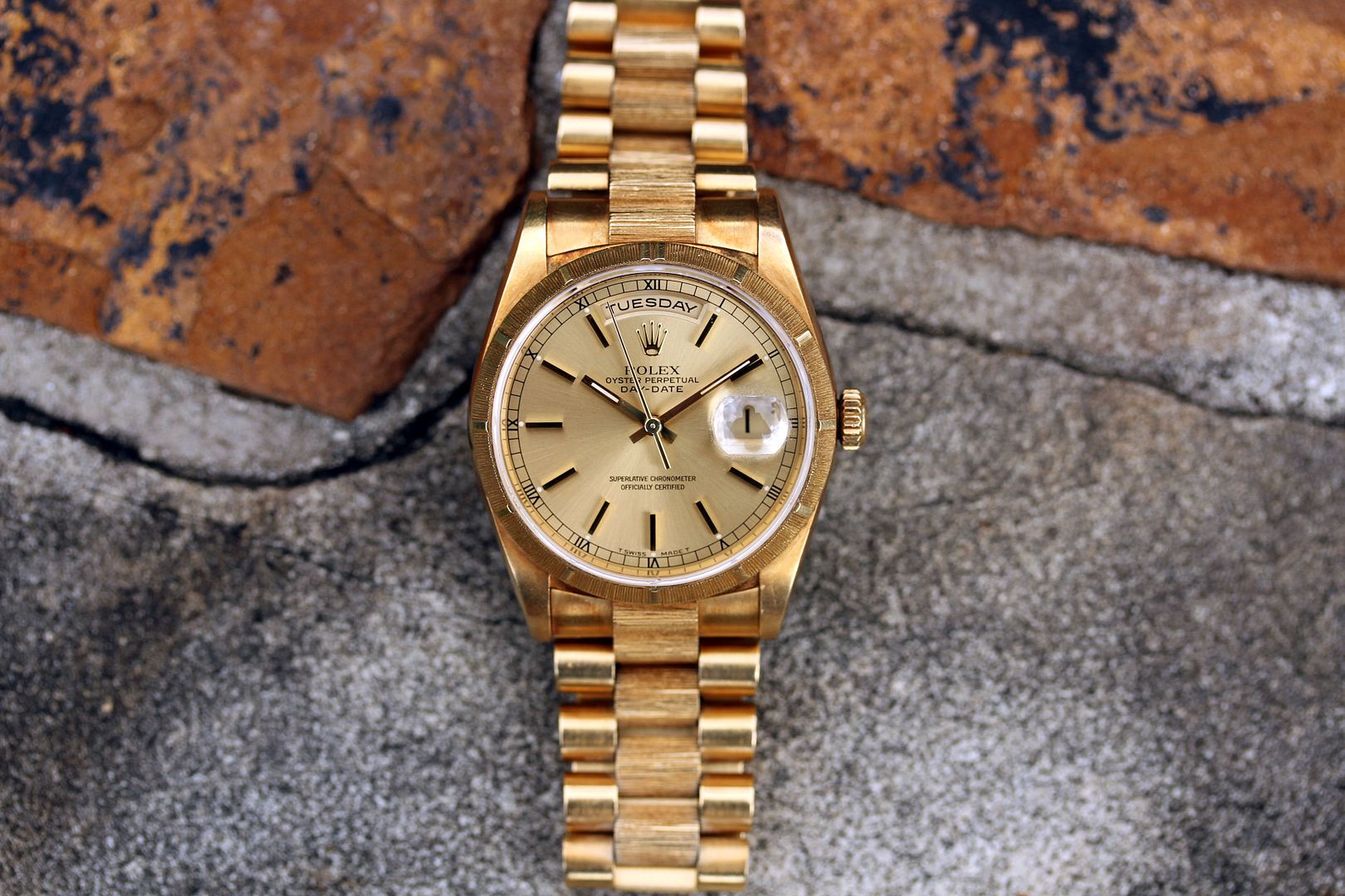 1994 Rolex Day-date President Ref. 18248 “bark Finish” 