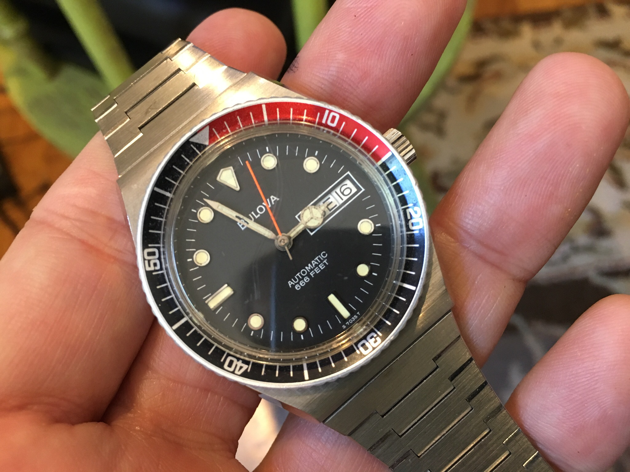 Bulova 666 diver online vintage