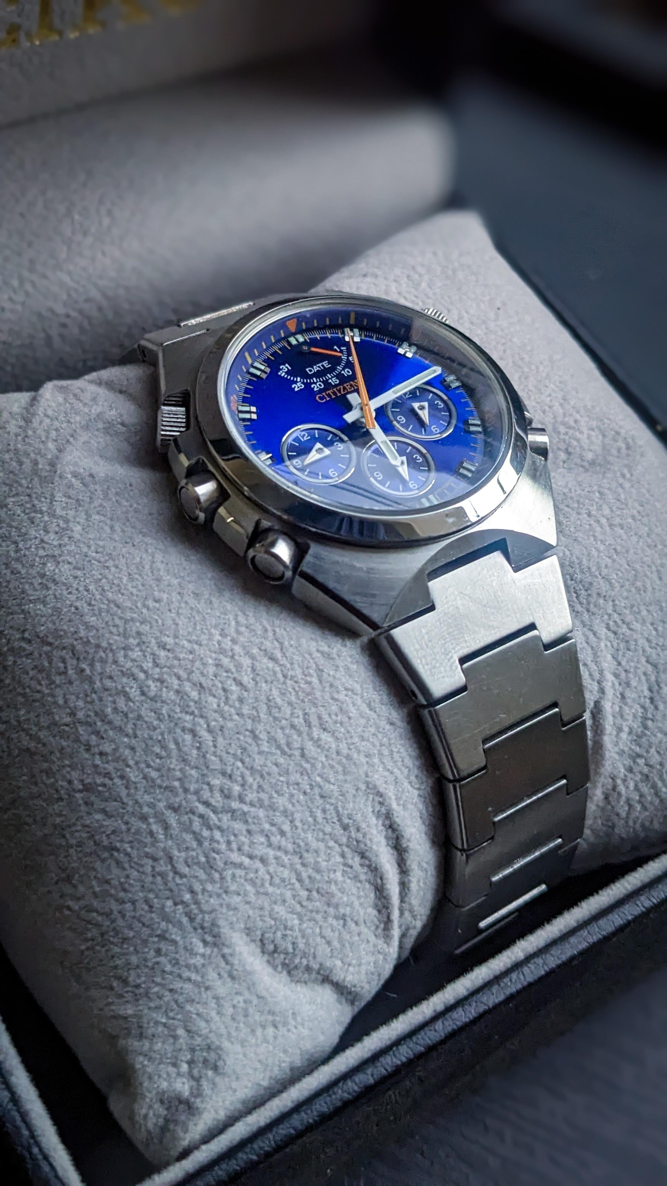 WTS] Rarest Citizen “Quattro” Quad-Time Zone 3110-K001480 Blue 