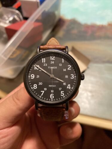 timex men's weekender xl 43mm watch