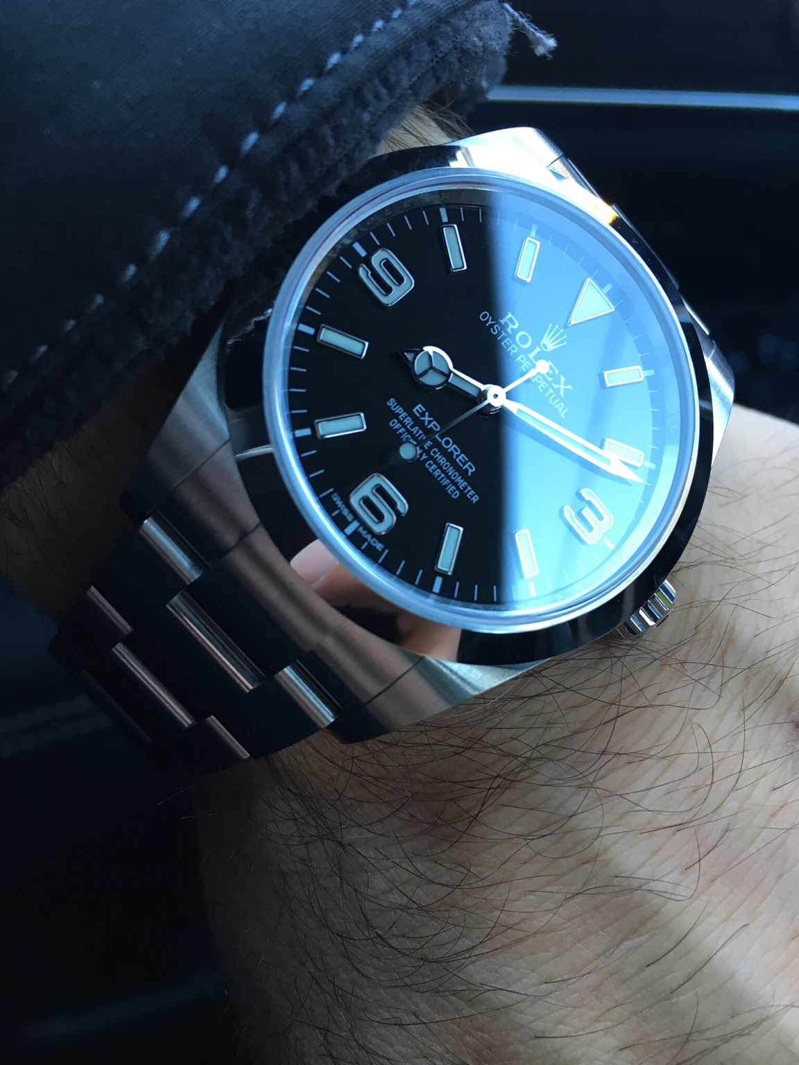 Fs Rolex Explorer 1 Basel 16 Lume Watchcharts
