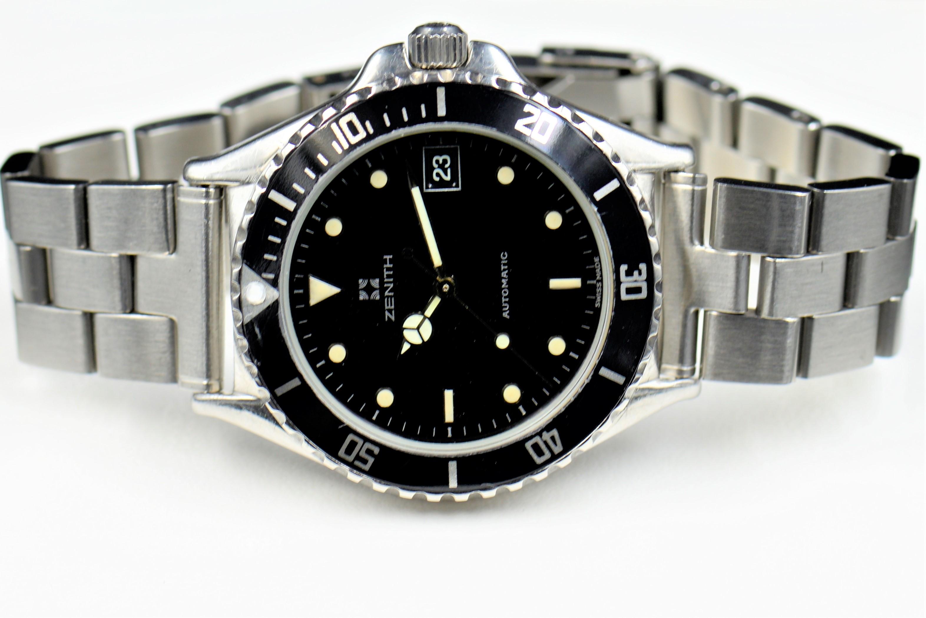 WTS Zenith Diver Automatic Submariner early 90s ref. 02.0210.462