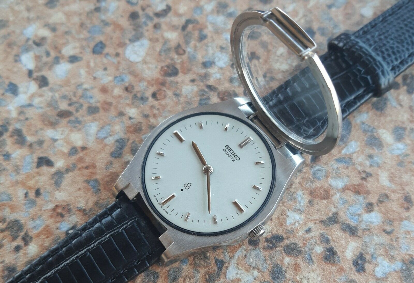 Vintage Seiko Quartz 7518 8000 Blind Visually Impaired Watch June 