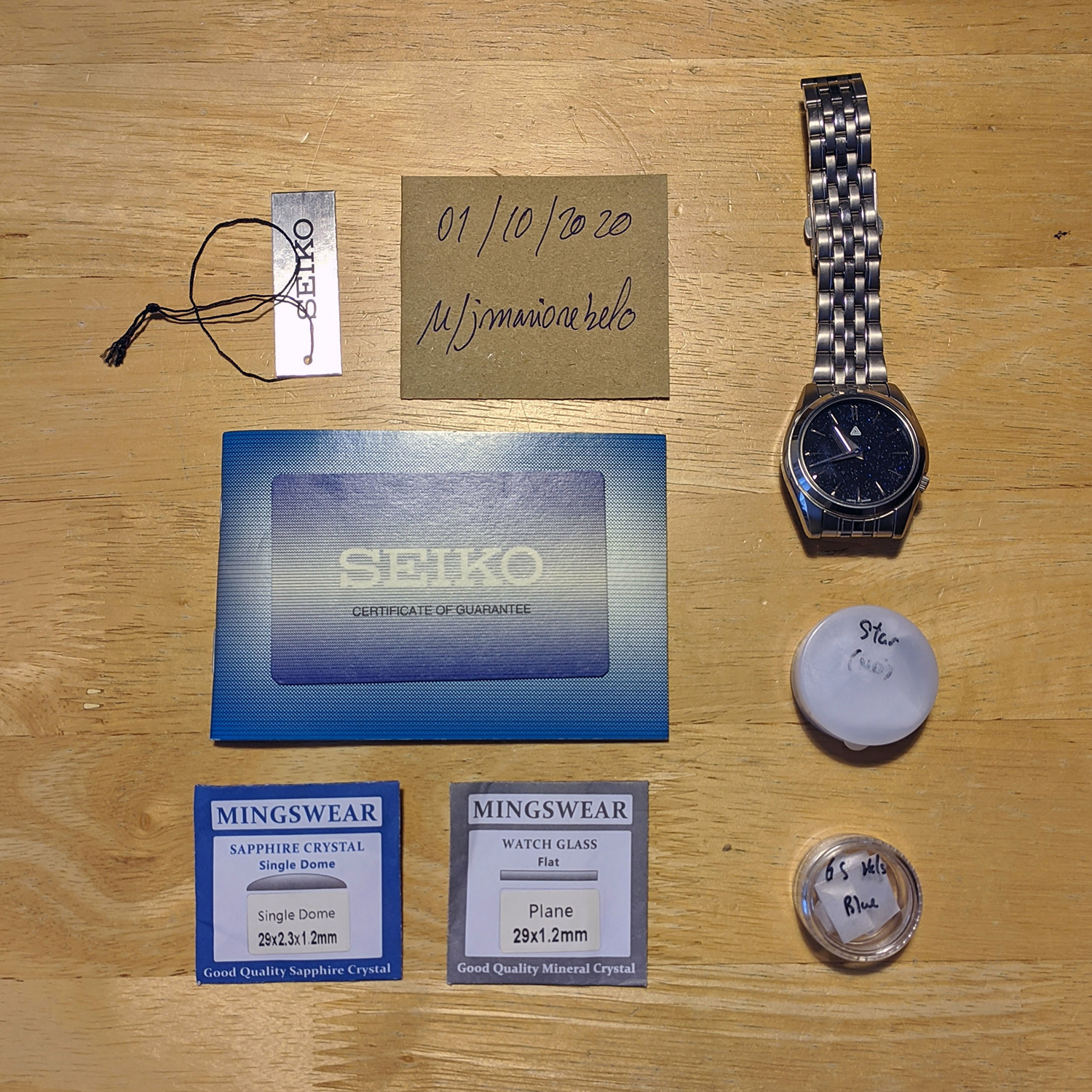 WTS] (UK/EU) Seiko SNK375 mod (Lucius Atelier LA stardust
