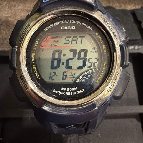 Vintage Casio G-Shock GW-300 (2608) Tough Solar + Wave Ceptor B ...